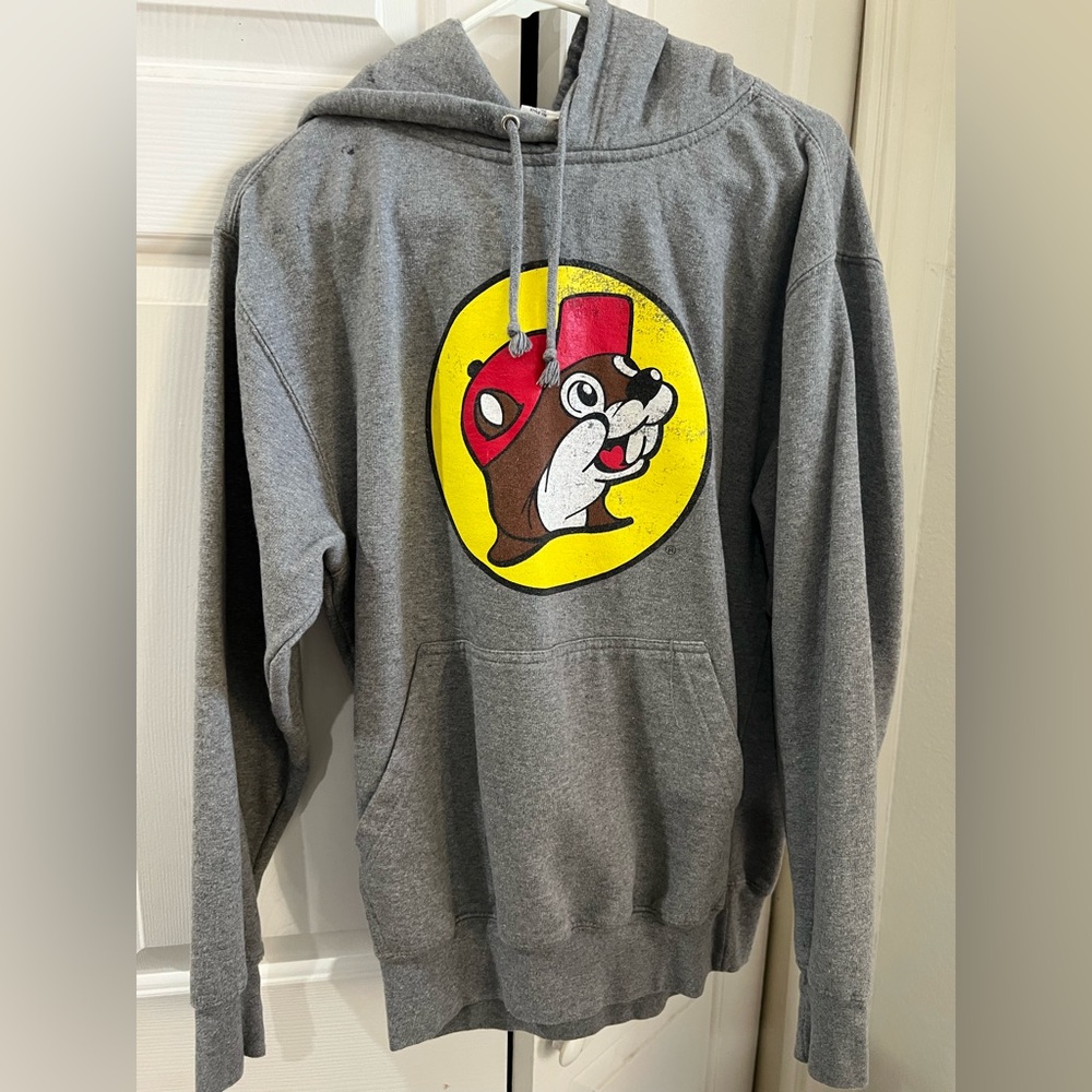 BUC-EEs Beaver Hoodie Pullover Sweatshirt gas station size adult small unisex
